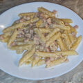 Pasta sa šunkom (pasta panna e prosciutto)