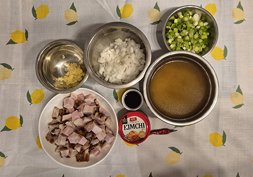 Sastojci za kimči čorbu