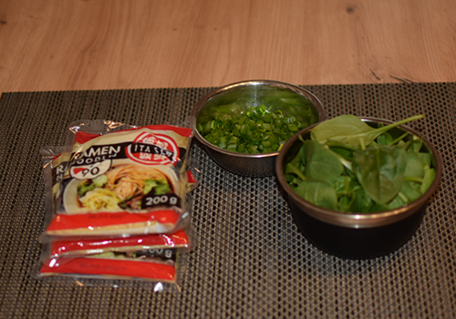 Tan tan ramen - sastojci za kraj